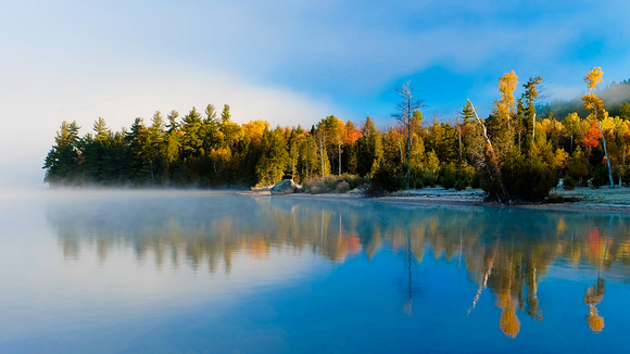 Autumn Mist on Silver Lake